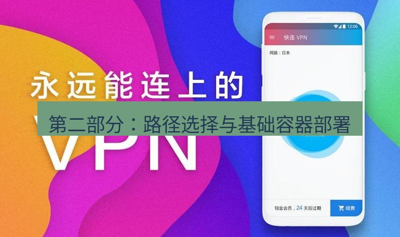 快连 第二部分：路径选择与基础容器部署