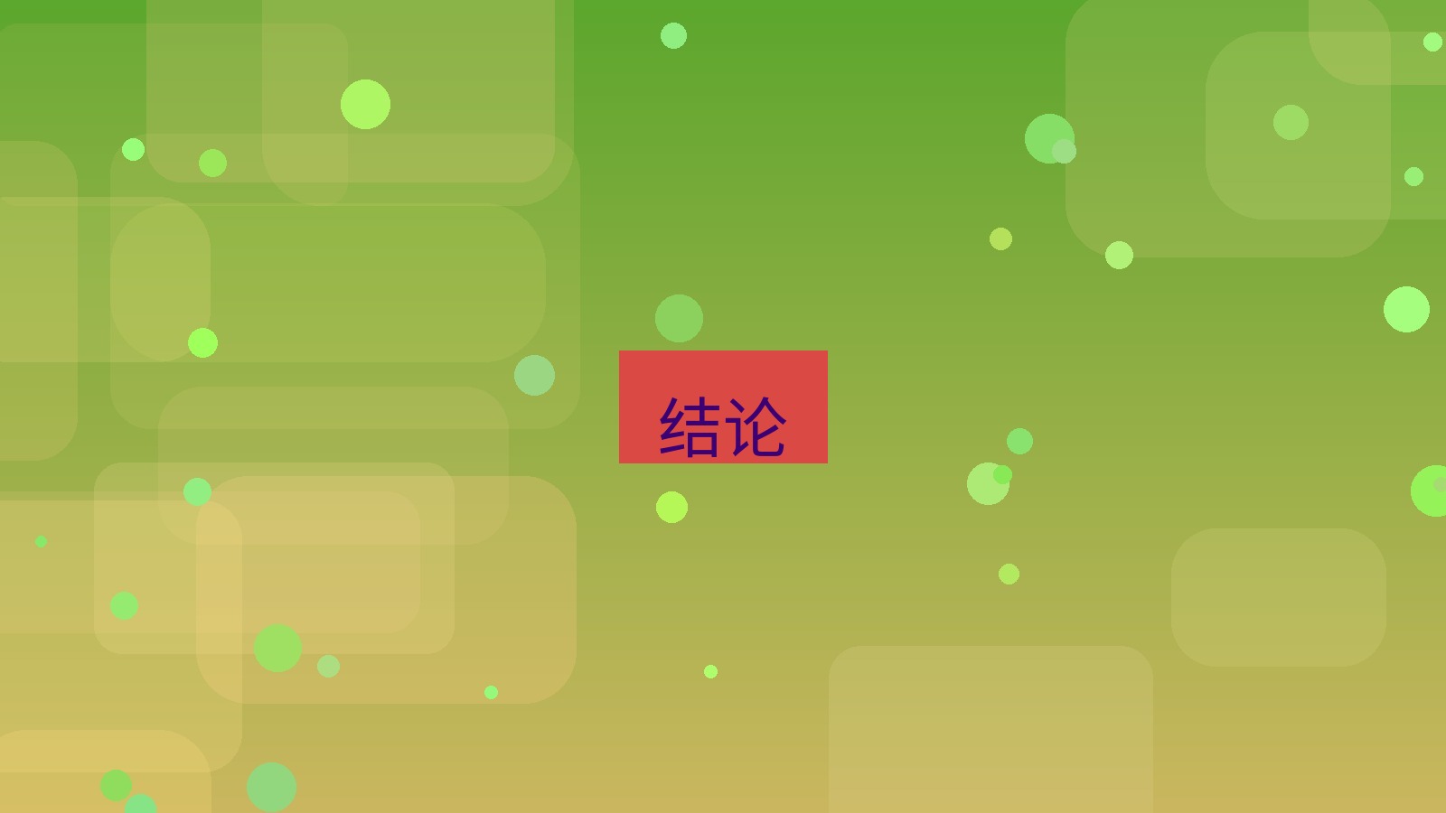 快连 结论