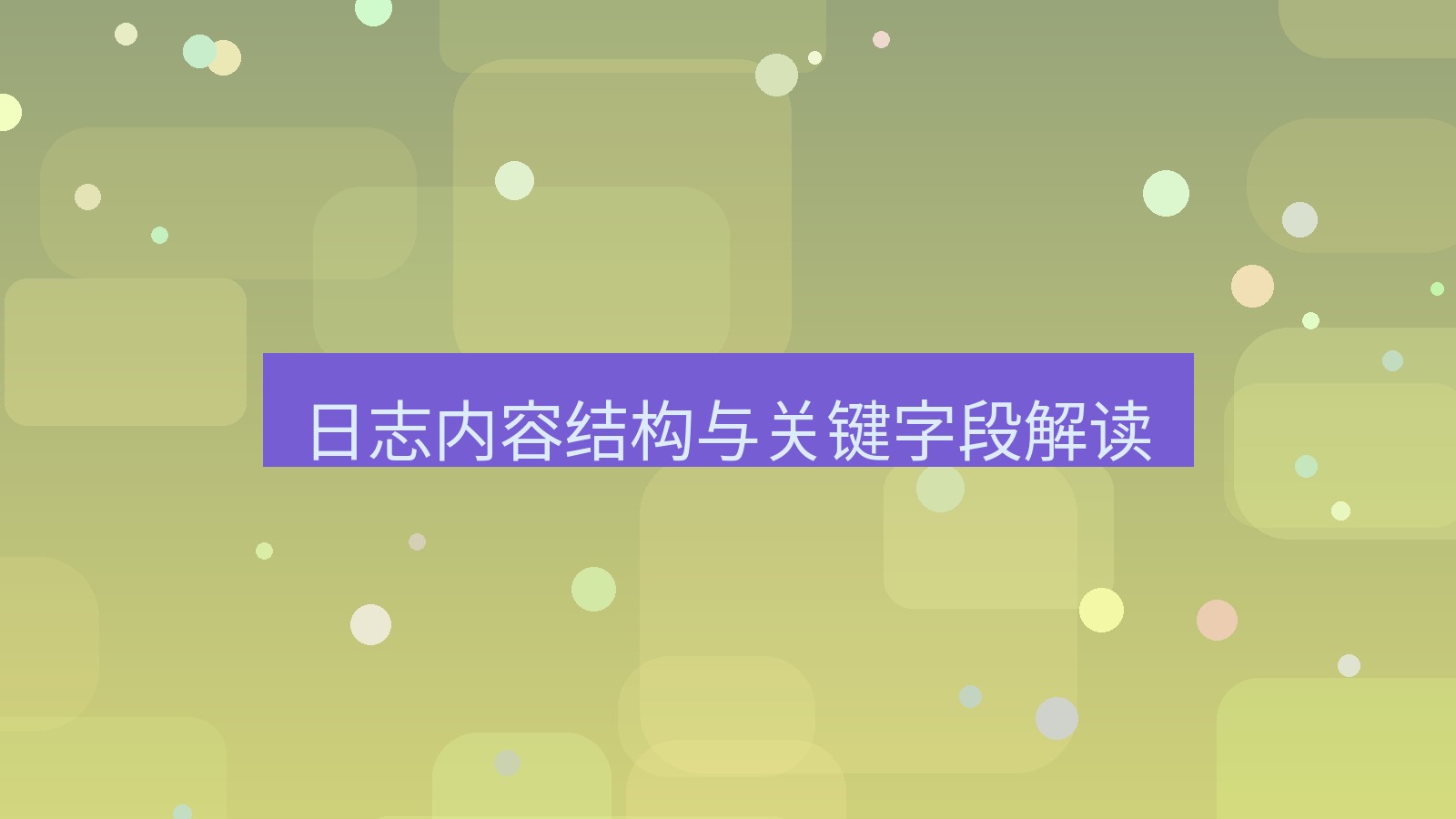 快连 日志内容结构与关键字段解读