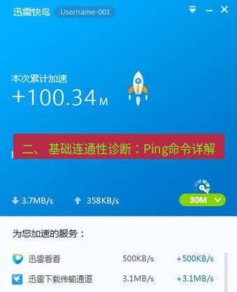 快连VPN 二、 基础连通性诊断：Ping命令详解